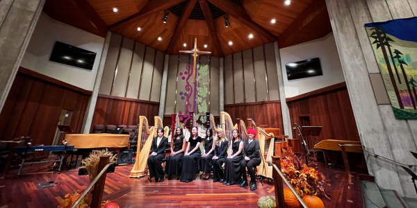 San Jose Youth Symphony Harp Ensemble November 2021

